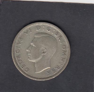 Beschrijving: 1/2 Crown  GEORGIUS VI  